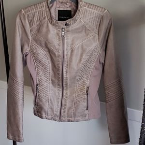 Faux leather jacket